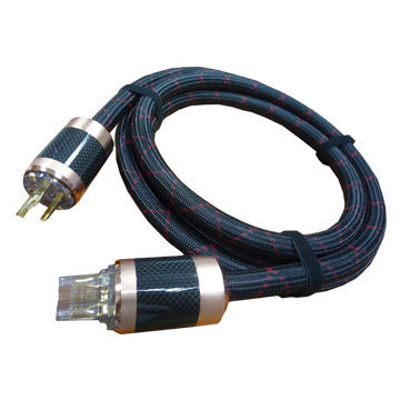 Power Cord with High-quality for Hi-Fi Equipment, Shock-resistant Net