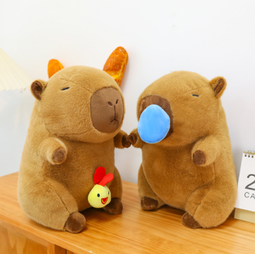 Cute Brown Capybara Plush Toy - Soft Peluche for Parties and Collectibles