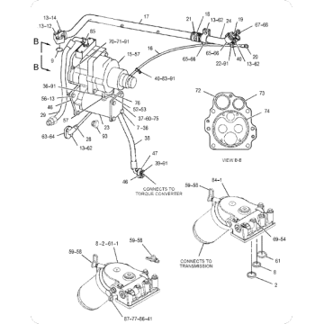 Bulldozer D9R Gear Pump 1348210/134-8210