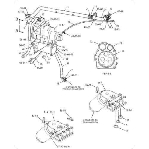 Bulldozer D9R Gear Pump 1348210/134-8210