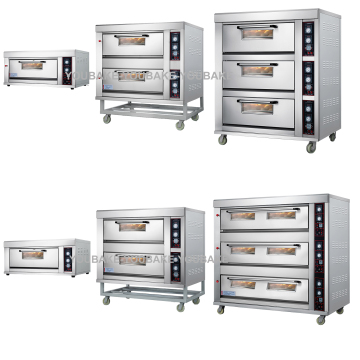 1-3 Layer Commercial Deck Oven for Bakery Bread and Cake - Industrial Bakery Oven for Sale