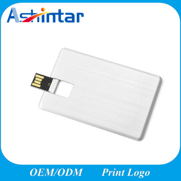 Credit Card USB Memory Stick Swivel USB Pendrive Metal USB Flash Drive