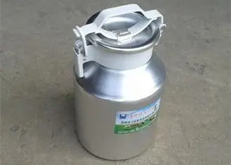 10L Portable Aluminum Milk Can For Transporting Milk With L