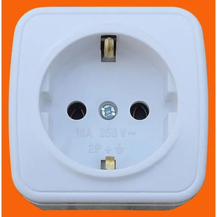 Немецкая стандартная настенная розетка Schuko (S6010)