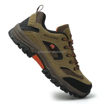 Men's Large Size Waterproof Hiking Sneakers: Stylish Outdoor Climbing Shoes with Excellent Durability and Non-Slip Soles