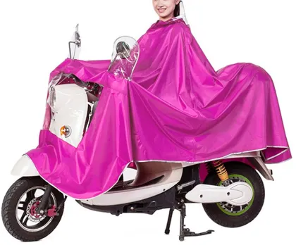 Customized Long Raincoat for Outdoor Work - Transparent PVC Motorcycle Rain Suit