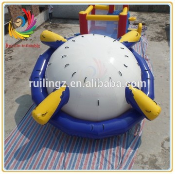 Ruilin floating inflatable water staturn,inflatable water toy for water fun