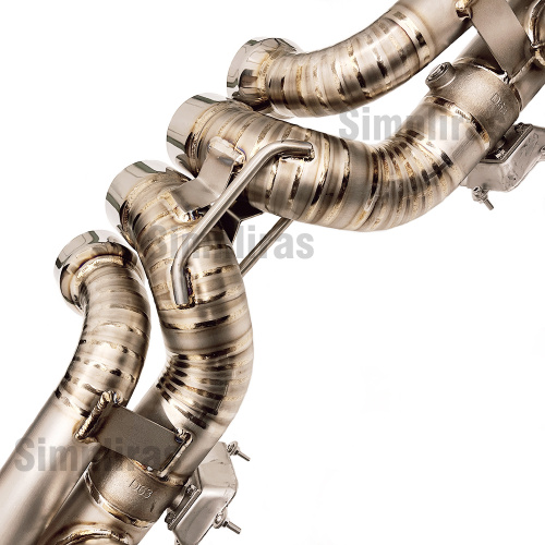 Titanium wydechowy układ wydechowy 2.75 "Quad Tip 15 funtów dla Acura NSX 2017-2022