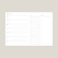 Luxury A5 No Dates Undated Weekly Planner