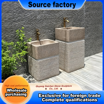 Modern Layer Texture Rock Art Basin Set