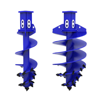 Conical Spiral Mini Excavator Attachment for Soil Auger Drilling