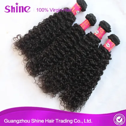 No Tangle No Shedding Kinky Curly Hair Weave