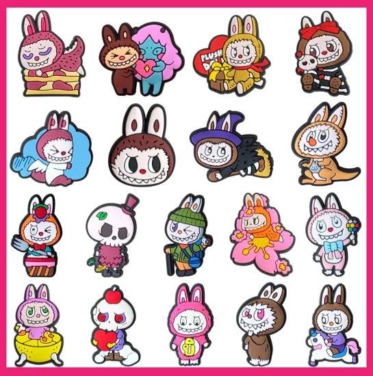 Cute Caton PVC Shoe Buckle Sandals - DIY Party Accessories