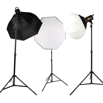 Wireless Adjustable Kite Light Stand with LED Continuous Video Light and Softbox for Photography Equipment