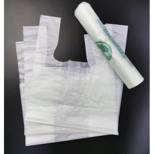Bolsas de compras de plástico 100% biodegradable PLA no tóxico