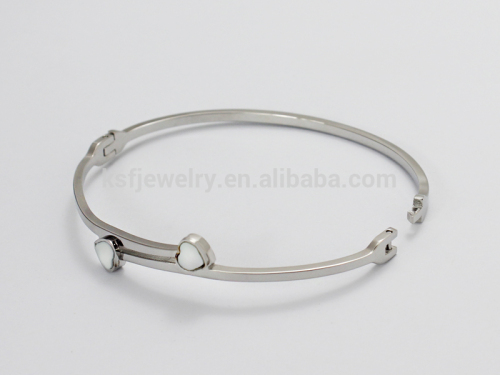 Hot cheap 316L stainless steel i love you bracelet wholesale for man an woman