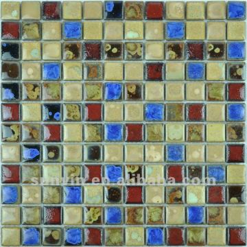kitchen room hand made ceramic art mosaic tile manufactory in Foshan