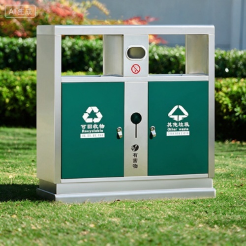 Durable Stainless Steel Outdoor Garbage Containers