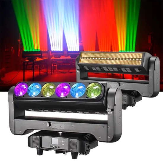 LED Pixel Bar 6x60W RGBW Wash Zoom Beam Strobe Stage Light