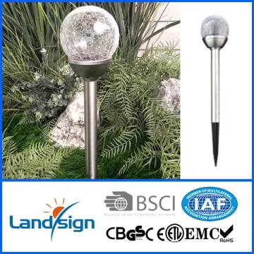 CIXI Landsign solar glass christmas ball with led light