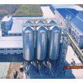 Highly application-adapted silos for raw materials