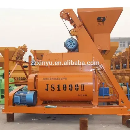 Zhengzhou Xinyu JS750 Twin Shaft Concrete Mixer