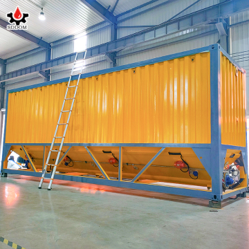 Horizontal Small Mobile Portable Bulk Storage Cement Silo - High Quality Low Cost Price