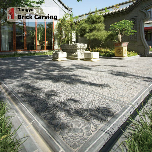 Outdoor Peony Floor Tiles for Courtyard snap together tiles outdoor floor tiles Supplier