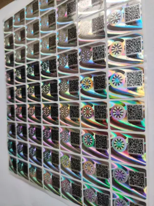 One Time Use Anti-Counterfeiting Label