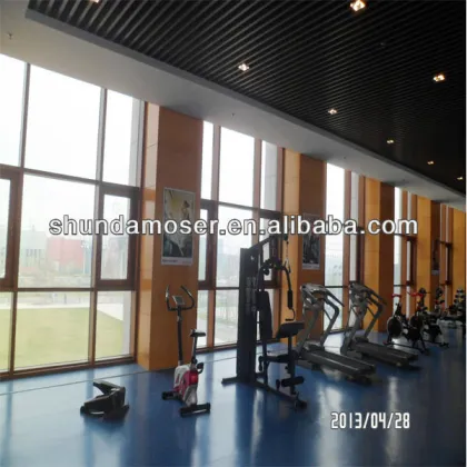 German style thermal system wooden curtain wall