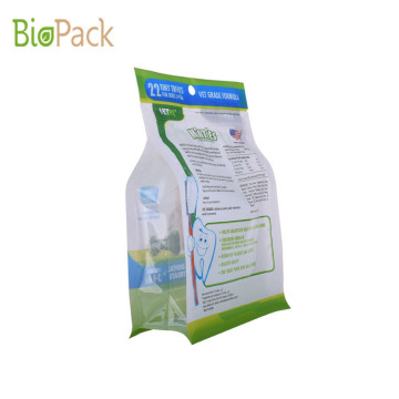 Biodedradbar plastik Stand Up Pouch Pet Food Bag med kundeudskrivning