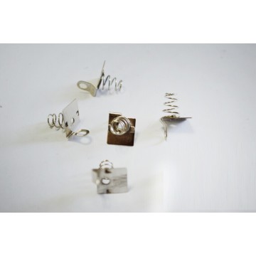 Metal stamping battery shrapnel negative