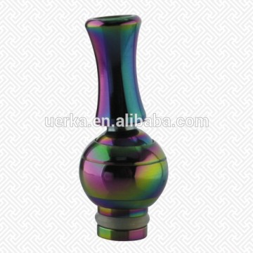 Alibaba supplier SS-004 ce4 ecigs stainless steel 510 rainbow drip tips