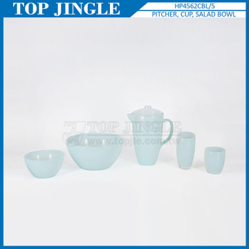 Acrylic Translucent Blue Conical Container Set