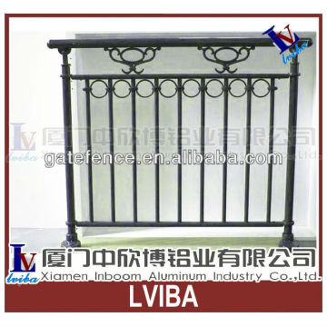 Protective wrought iron railings and wrought iron railings