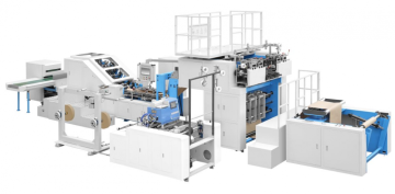 Full automatic bottom paper bag-making machine