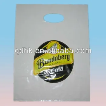 Black plastic shopping bags wholesale