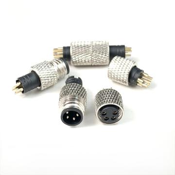 M8 wasserdichtes Stecker Drahtendende Männliche und weibliche Maschenschraubenmutter