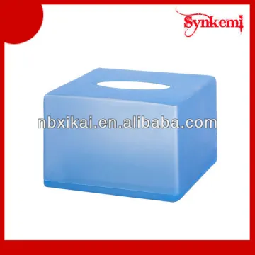 Plastic square car tissue box