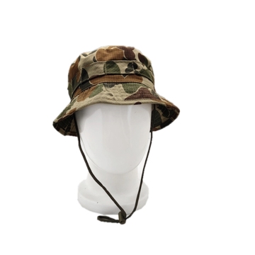 Wholesale custom fashion high quality 100% cotton camouflage bucket hat and cap