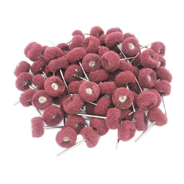 Vibratite Fine Abrasive Brush, 2.35mm Red Mandrel Sanding Rust Removal Rotary Tool
