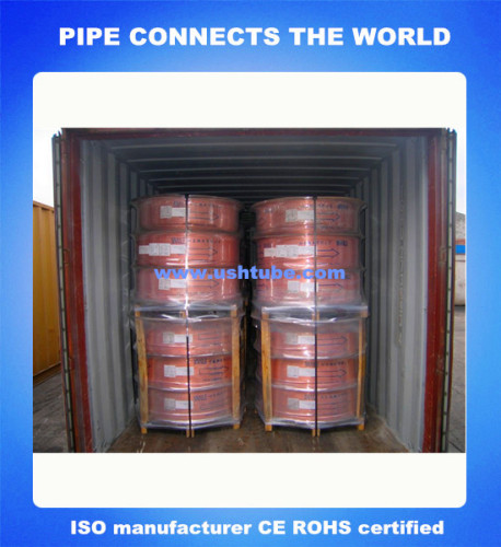 JIS H3300 bobina de cobre para geladeira com CE certificada