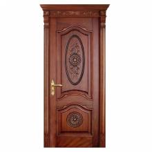 Cheap Interior Solid Wooden Veneer Door