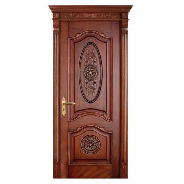 Cheap Interior Solid Wooden Veneer Door