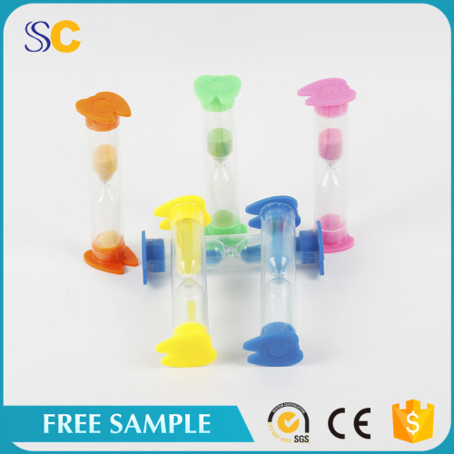 Hot Sale Mini Colorful Plastic Hourglass Sand Timer