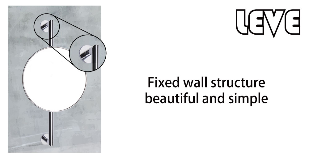 wall makeup mirror