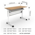 Table de conférence pliante moderne personnalisée en bois