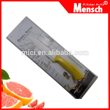 high quality 5 inch kitchen ceramic utility knife With TPR Handle