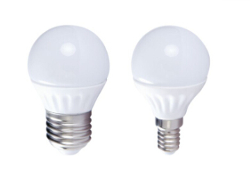 G45 E14 E27 5W Ceramic Mini globe LED Ball Lamp with CE ROHS Approved