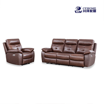 Premium 820022T Brown Power Recliner Chair